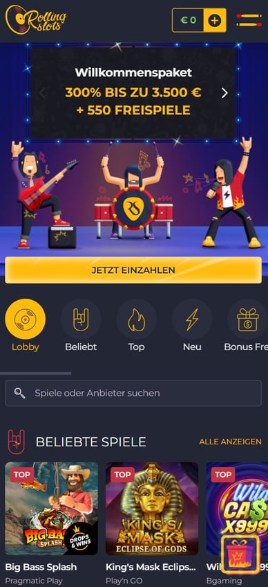 Rolling Slots Mobile Casino