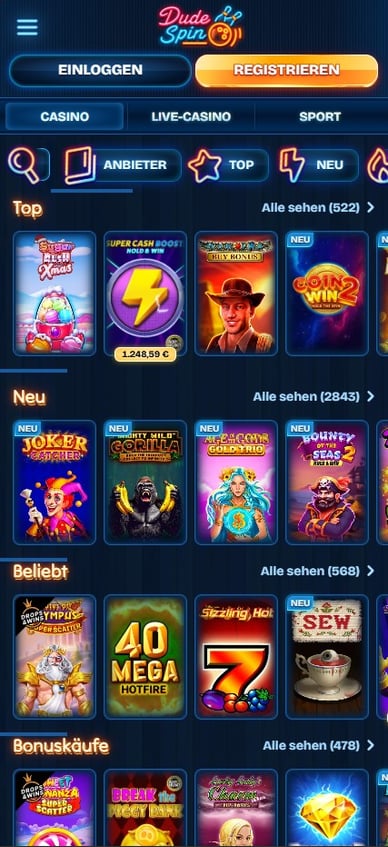 DudespinCasino Slots