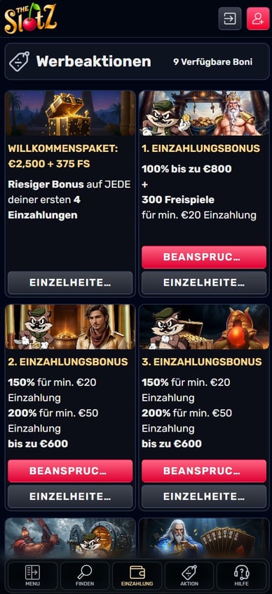 Boni im Casino-TheSlotz