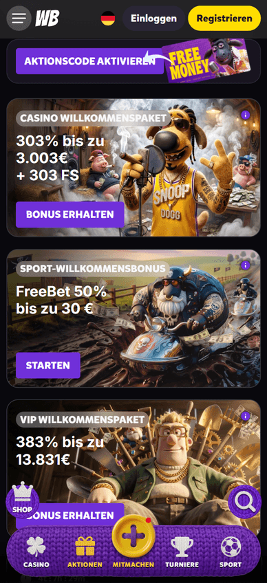 Bonuses im Casino Boni im Casino Woolbet