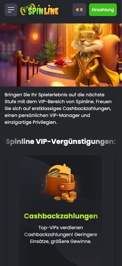 VIP-Programm im Casino VIP-Club Spinline Casino