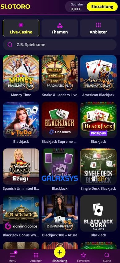 Live Casino mit Croupier Slotoro Live Casino Deutschland