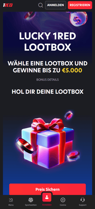 Lootbox im Casino LootBox im Casino 1Red