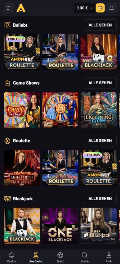Live-Casino Amonbet Live Casino