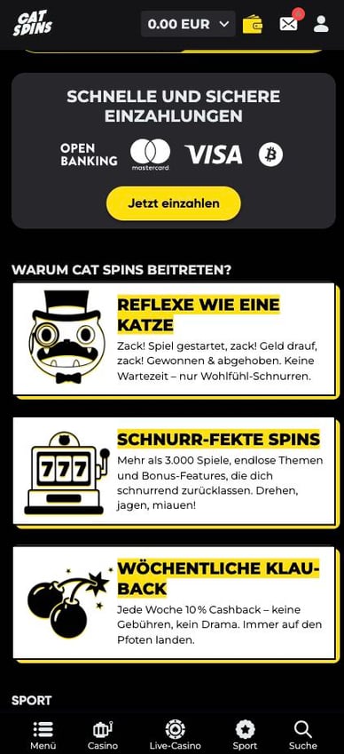 Mobile-Casino Catspins Mobile Casino