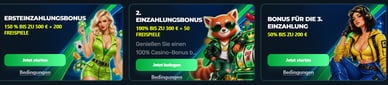 BetPortal Casino Willkommensbonus