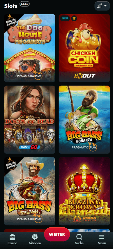 Spielautomaten im Casino Slots im JokerTipp Casino