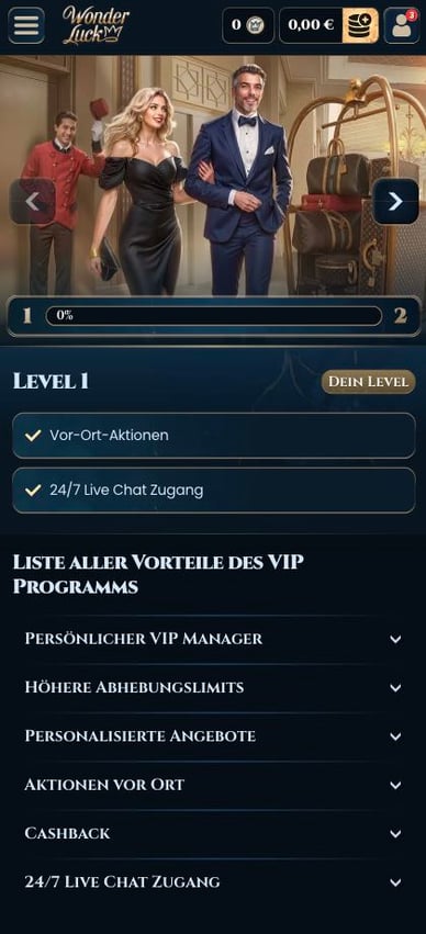 Casino Wonderluck VIP