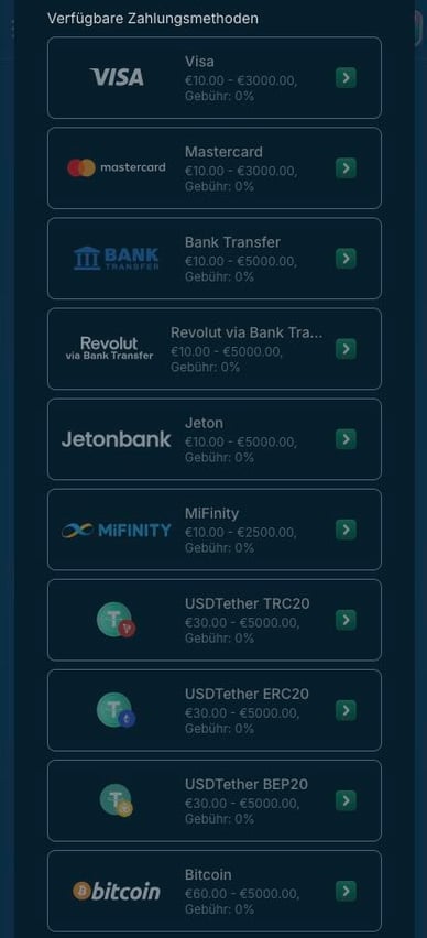 Online Casino BetAlice Auszahlungen