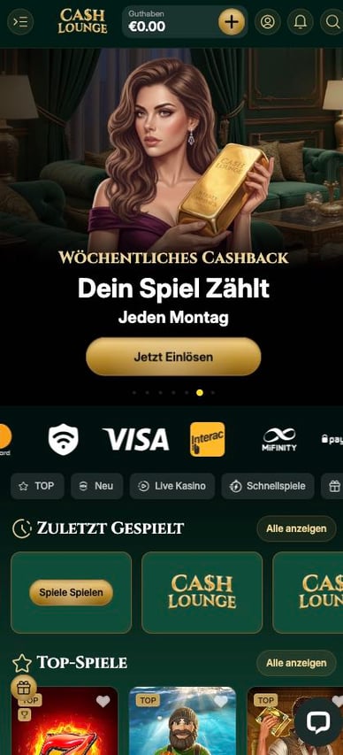 Mobiles Online Casino Cash Lounge Mobile Casino
