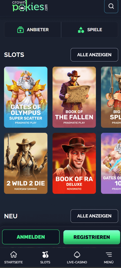 Spielautomaten im Casino Slots im Casino CrownPokies