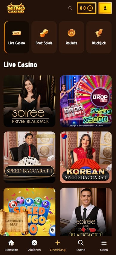 Mino Live Casino