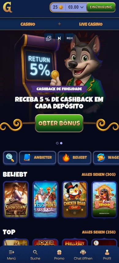 Mobil-Casino Golobet Mobile Casino