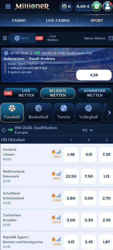 Casino DE Sportwetten Millioner Casino Deutschland Sportwetten