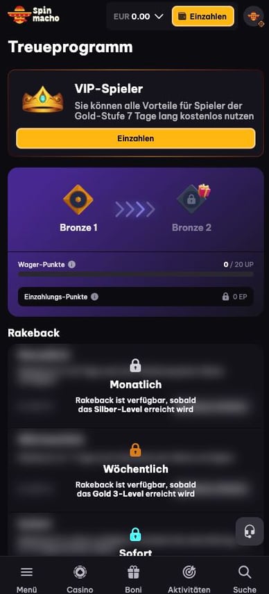 VIP-Club Casino Spinmacho Casino Online VIP-Programm