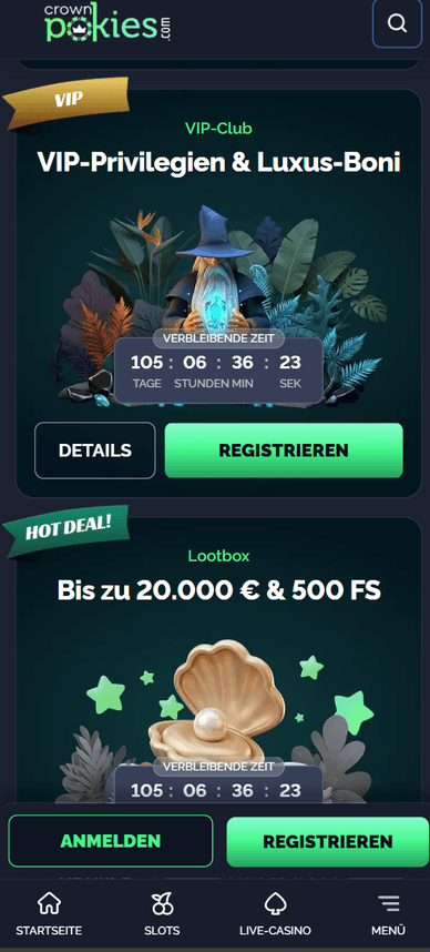 Boni im Casino Bonuses im CrownPokies Casino