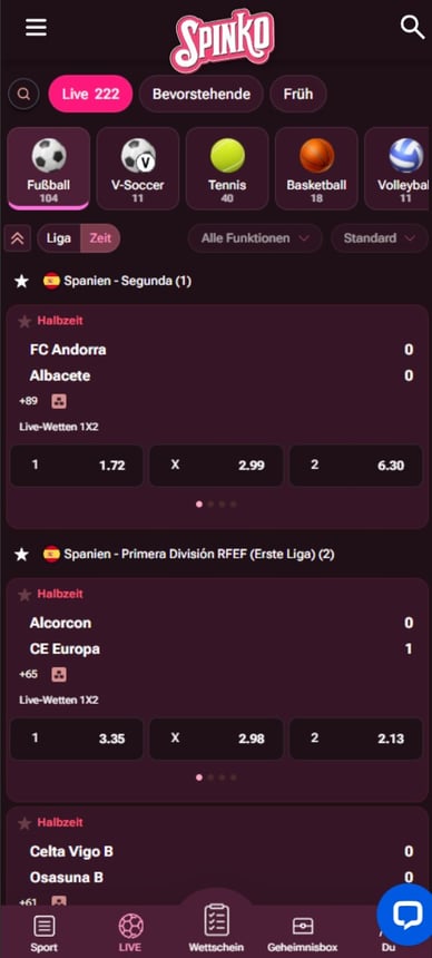 Spinko Sport Casino