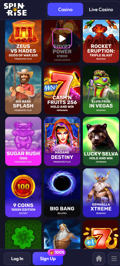 Spielautomaten im Casino Slots im Casino-Spinrise