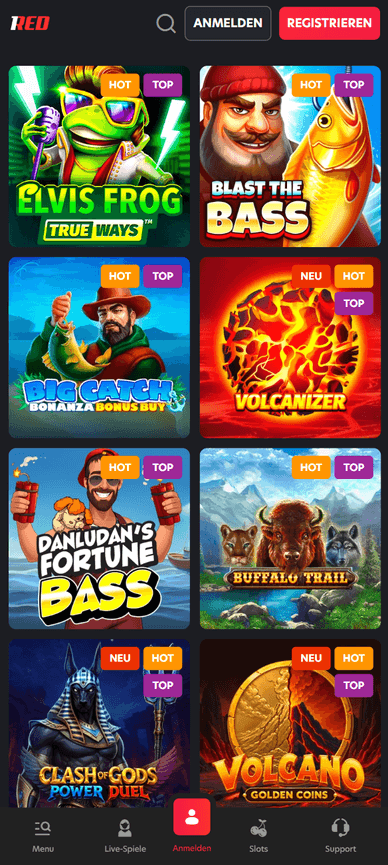Spielautomaten im Casino Slots im Casino-1Red