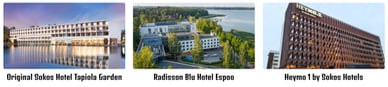 espoo metro areena hotellit
