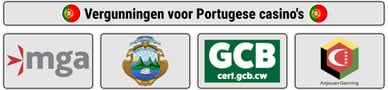 Vergunningen voor Portugese casino's