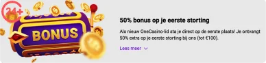 one casino welkomstbonus
