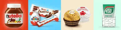 Nutella, Kinder, Raffaello, Tic Tac della Ferrero I brand Ferrero