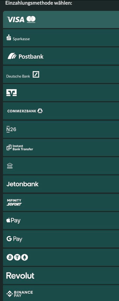 Einzahlungs Casino Casinolemon Einzahlungsmethoden