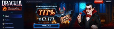 Dracula Casino 600% Bonus
