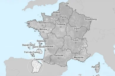 Classement des communes en zone de revitalisation rurale - ZRR