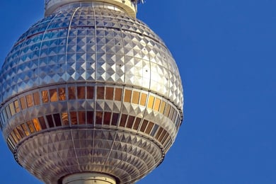 Berliner Fernsehturm: eines der Wahrzeichen der Hauptstadt