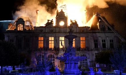 Incendie de l'hôtel de ville de Limoges
