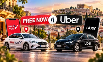 FREE NOW ή Uber;