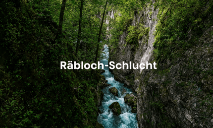 Räbloch-Schlucht im Emmental